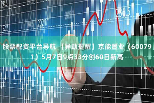 股票配资平台导航 【异动提醒】京能置业（600791）5月7日9点33分创60日新高